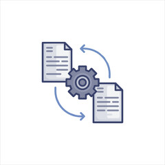 Wall Mural - File Management