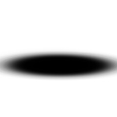 Wall Mural - Black gradient shadow effect isolated on transparent background for overlay