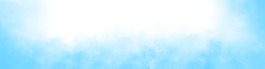 Wall Mural - Light Blue Smoke cloud particles isolated on transparent empty background. realistic smoke fog overlay. Realistic dry ice smoke clouds fog overlay template.1