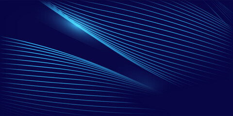 Wall Mural - Abstract Blue Wave Lines on White modern design Vector Illustration simple texture blue pattern light graphic