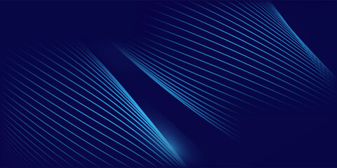 Wall Mural - Abstract Blue Wave Lines on White modern design Vector Illustration simple texture blue pattern