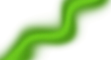 Wall Mural - Vibrant green abstract flowing light against dark backdrop isolated on transparent background