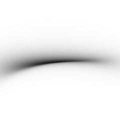 Wall Mural - Black gradient shadow effect isolated on transparent background for overlay