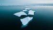 © Team - Melting icebergs in the arctic ocean a stunning nature photography capture of climate change impact on glacial formations