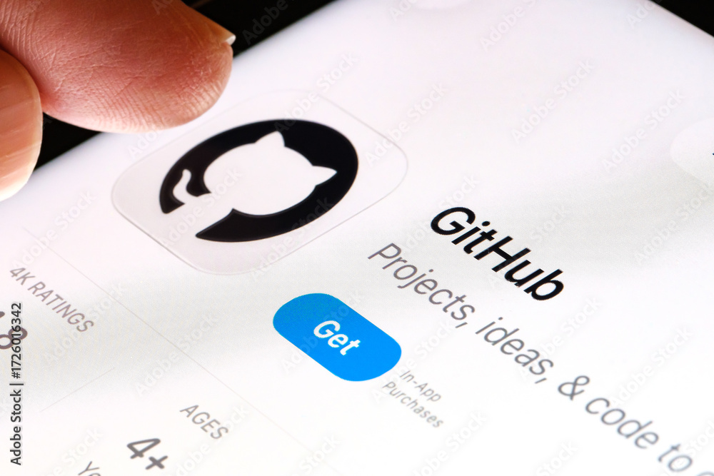 GitHub on iPad with Apples new Liquid Glass updated app design iOS 26 ...