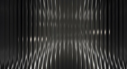 Abstract dark background with vertical lines and blurred reflections