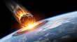 © Happy Stock Images - Asteroid impact on earth