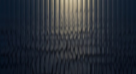 Abstract background with a wavy pattern and a dark, reflective, metallic look