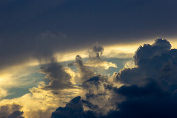 Wall Mural - beautiful sky and clouds