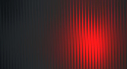 Abstract background with vertical lines and red light effect creating a modern look