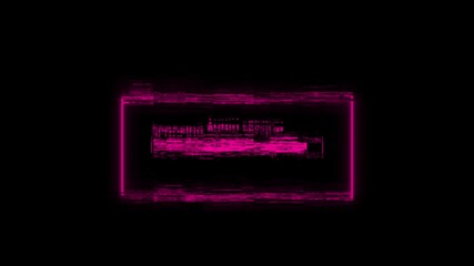 Spoofing admin session loading bar animation with digital programming code background, futuristic cyber security system technology concept
