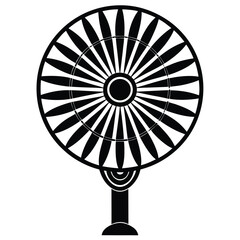 fan flat vector on white background (1).eps