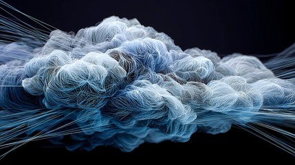 Cloud Data With Connection Lines
