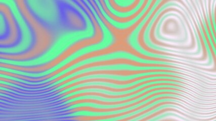 Wall Mural - Seamless Looping Colorful Contour Wave Pattern Background

