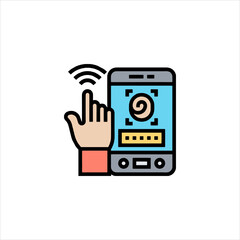 Wall Mural - Phone Click