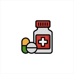 Wall Mural - Pill Bottle / Medicine
