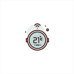 Wall Mural - Temperature Gauge