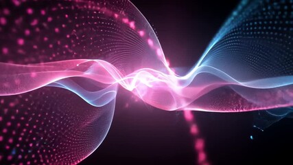 Wall Mural - Vibrant Light Flow: This image encapsulates the essence of movement and energy. Featuring dynamic, fluid forms bathed in a vivid spectrum of light, it conveys a sense of technological innovation.