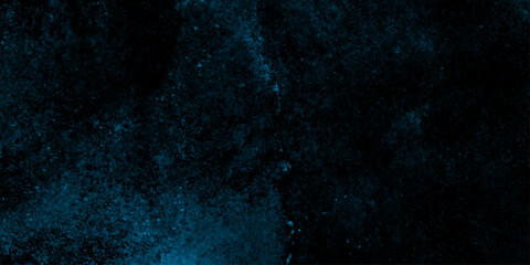 Canvas Print - Cyan color scattered heavy grunge texture, blue grey dark background of school blackboard colored texture, abstract navy blue grunge texture or black background.