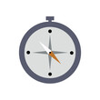 © Ariel - Minimalist graphic illustration of a classic compass, symbolizing precise direction, journey, and the pursuit of new horizons. Ideal for designs related to navigation, exploration, and finding the way