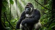 © suprio - Gorilla in Jungle. (3)
