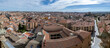 Panoramic View of Historic City with Red-Tiled Roofs