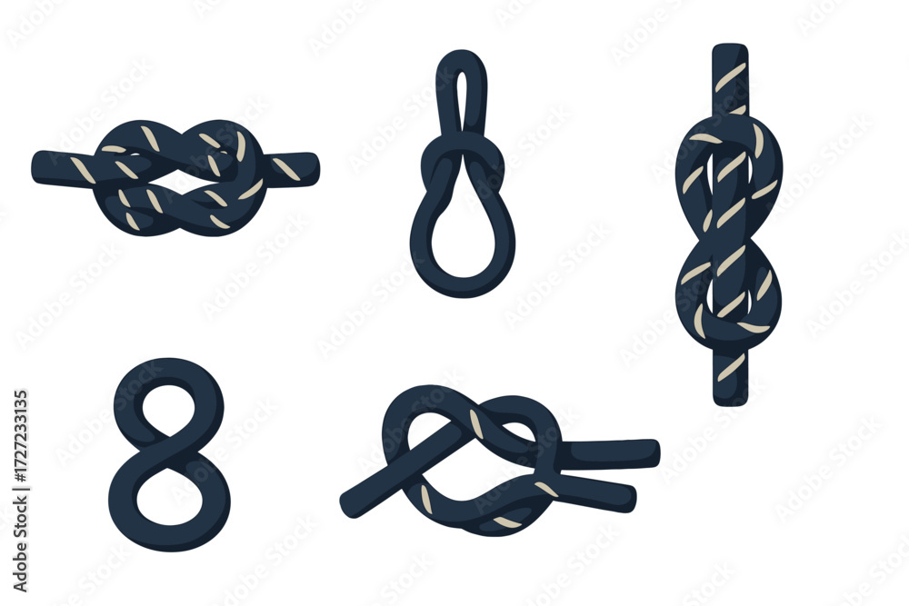 Essential collection of figure eight knots and rope designs for ...