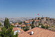 Aerial view of Ankara old town from the castle in Ankara, Turkey