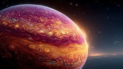 vibrant galactic planet texture high resolution picture