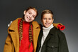 © LIGHTFIELD STUDIOS - Winter fashion shines as stylish preteen kids pose together in the studio