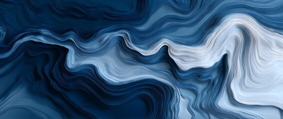 Diagonal lines of indigo blue are set against a background with a soft burn effect and subtle noise