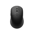 © Best JPG - Top view of a modern black computer mouse isolated on transparent background