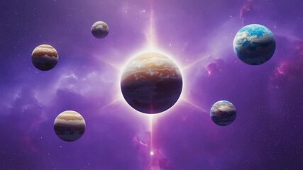 Wall Mural - A black dwarf star surrounded by cosmic dust 