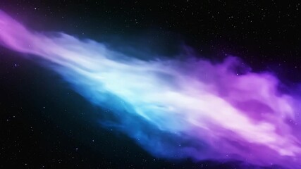 Wall Mural - A gas cloud illuminated by multiple distant stars 
