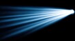 © Selalu - A stylized depiction of light rays radiating outwards, showcasing a dynamic blue light effect against a dark background.