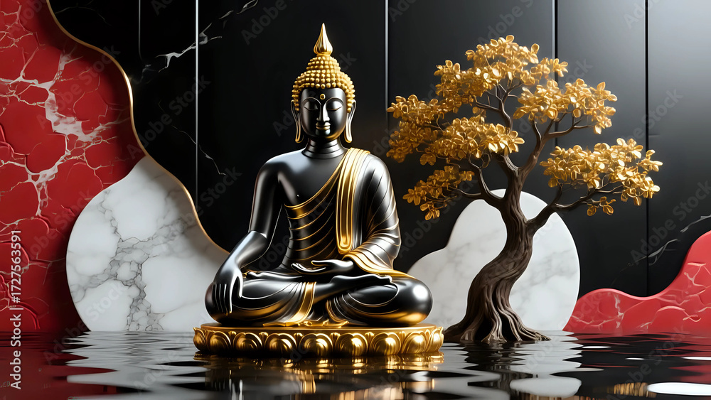 Statue of lord Buddha Stock Photo | Adobe Stock