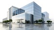 © Rajesh - Modern reflective glass urban building architecture with water reflection