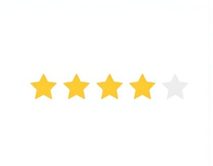 Customer or client use application for give satisfaction score to complete five stars With copy space Giving a fivestar rating Service rating satisfaction concept Customer service review ui interface 