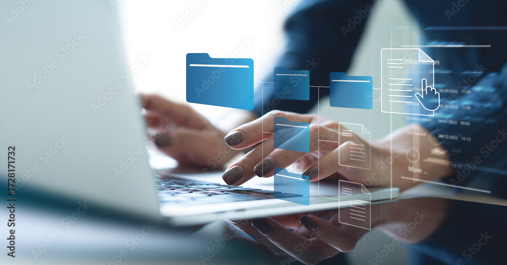 Document management system concept, software system for managing ...