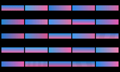 Abstract gradient stripes background in blue and pink