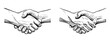 © msmdesign - Vector art of handshake illustration, symbolizing agreement, partnership, and business collaboration