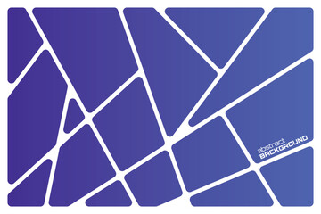 Wall Mural - Abstract gradient blue geometric white lines Polyhedron background seamless  rounded drawing vector illustration design for business network wallpaper connection concept EPS 10