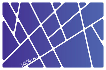 Wall Mural - Abstract gradient blue geometric white lines Polyhedron background seamless  rounded drawing vector illustration design for business network wallpaper connection concept EPS 10