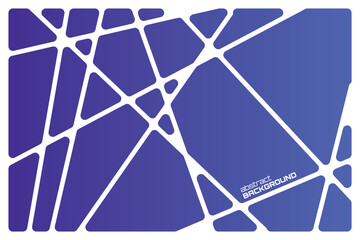 Wall Mural - Abstract gradient blue geometric lines Polyhedron background seamless  rounded drawing vector illustration design for business network wallpaper connection concept EPS 10