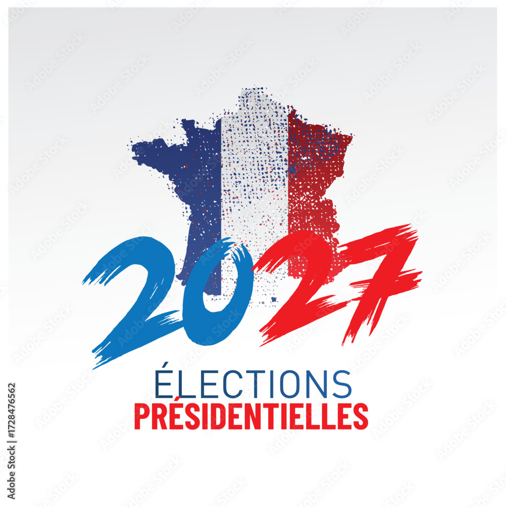 élection présidentielle de 2027 en France Stock Vector | Adobe Stock