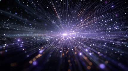 Wall Mural - Celestial Symphony: Immerse yourself in a vibrant cosmic dance of light and energy, witnessing the breathtaking beauty of the universe expanding through an artistic display of stars and stardust. 