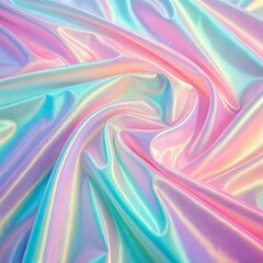 Wall Mural - closeup of photo, beautiful color patterns, silk fabric texture background