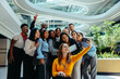 © Jacob Lund - Law firm team taking a selfie on the first day