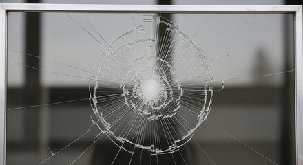 cracked glass looks perfect with natural lighting