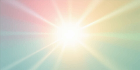 Wall Mural - Abstract sun rays background with bright light and glowing burst design